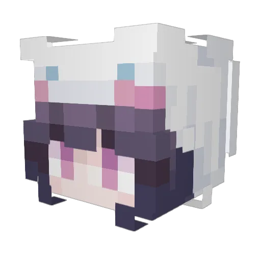 godxyy Minecraft avatar head, 3D render