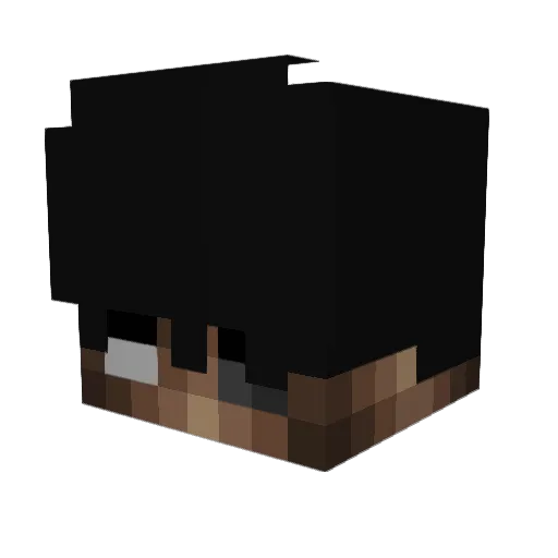 godysy Minecraft avatar head, 3D render