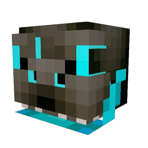 godzilla1015 Minecraft avatar head, 3D render