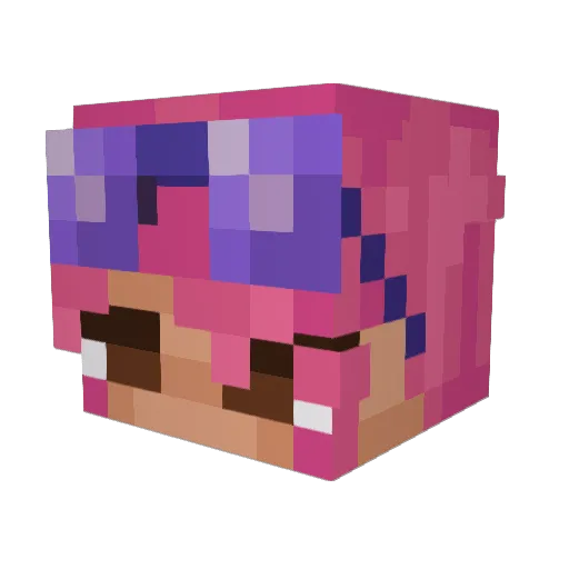 godzinnickz Minecraft avatar head, 3D render