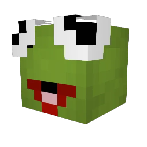 goeattrash69 Minecraft avatar head, 3D render
