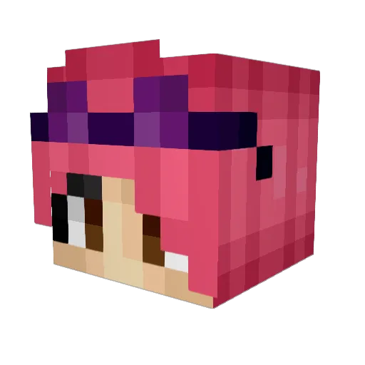 goedemiddag1 Minecraft avatar head, 3D render