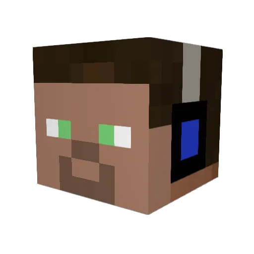 goffri55 Minecraft avatar head, 3D render