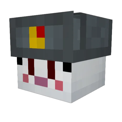 gogensk Minecraft avatar head, 3D render