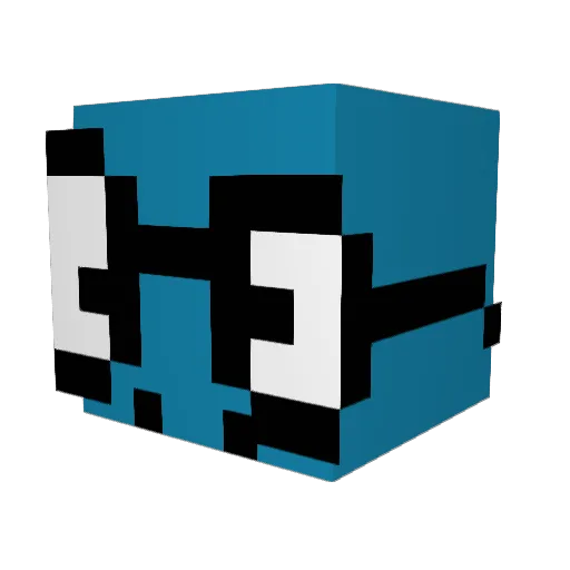 goggles1484 Minecraft avatar head, 3D render