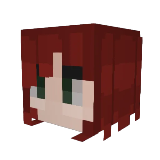 goggy2 Minecraft avatar head, 3D render