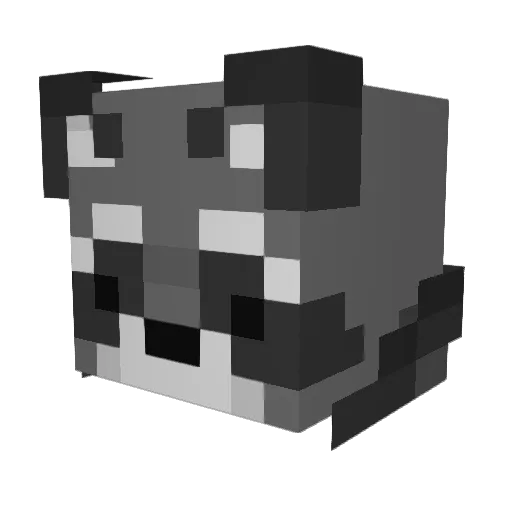 gogissimo Minecraft avatar head, 3D render