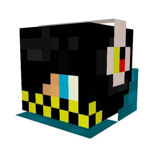 gogo02000 Minecraft avatar head, 3D render