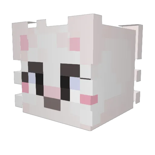 gogogadgetjack Minecraft avatar head, 3D render