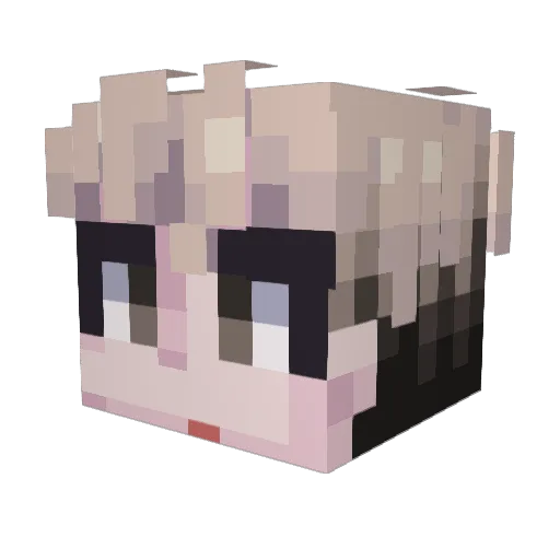 gogogg2010 Minecraft avatar head, 3D render