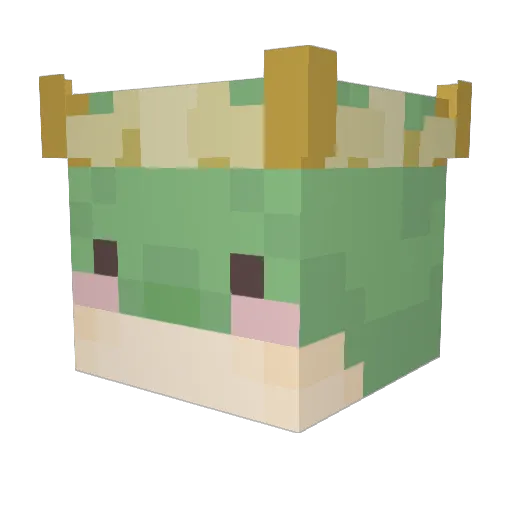 gogogoses Minecraft avatar head, 3D render