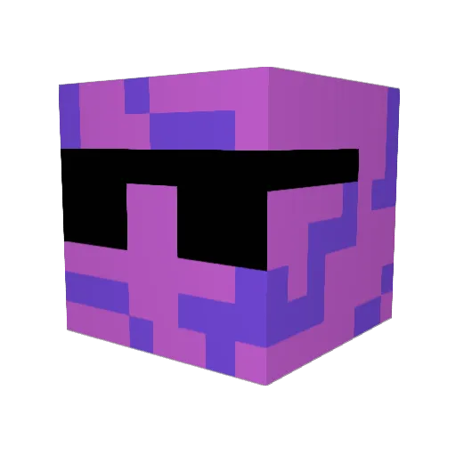 gogoich Minecraft avatar head, 3D render