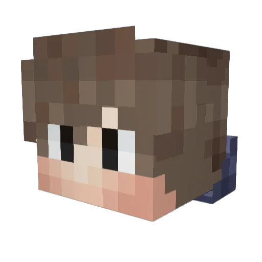 gogojuice33 Minecraft avatar head, 3D render