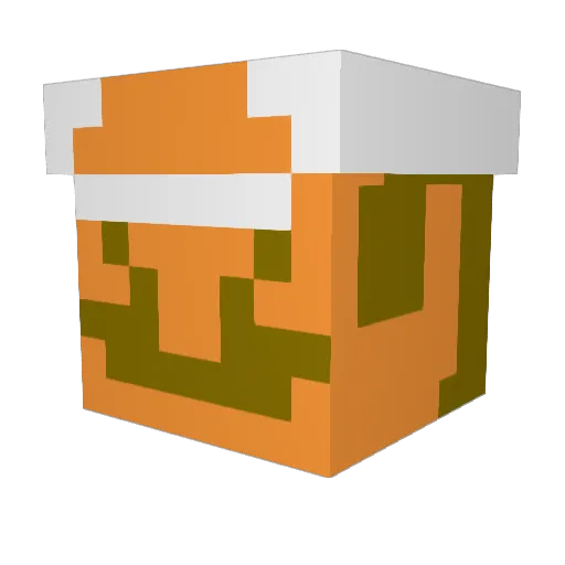 gogorobear Minecraft avatar head, 3D render