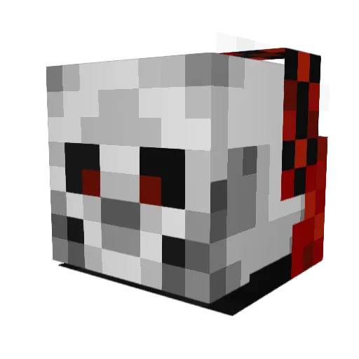 gogorox Minecraft avatar head, 3D render