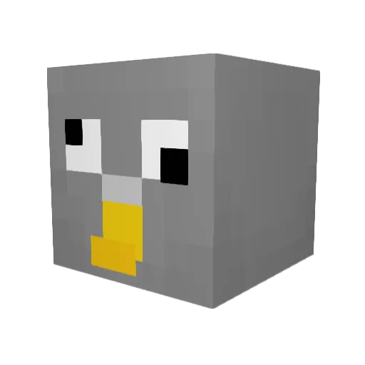 gogoyoo1000 Minecraft avatar head, 3D render