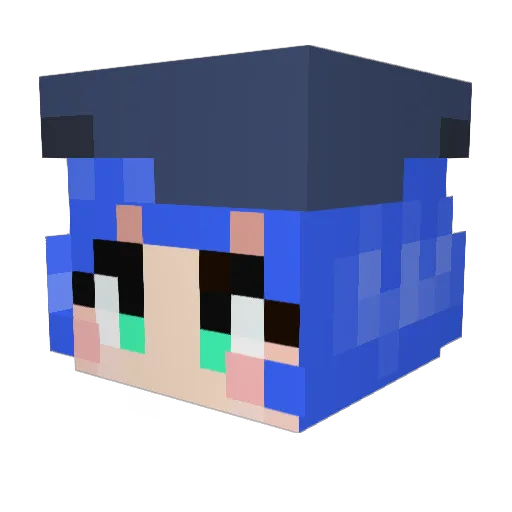 goguma1121 Minecraft avatar head, 3D render