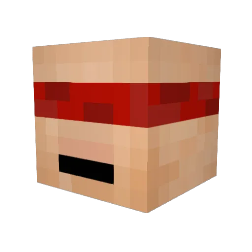 gogumin528 Minecraft avatar head, 3D render