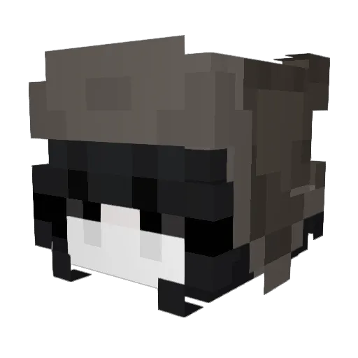 gohaha Minecraft avatar head, 3D render