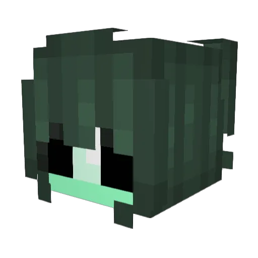 gohstface Minecraft avatar head, 3D render