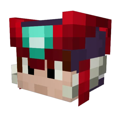 goinggta Minecraft avatar head, 3D render