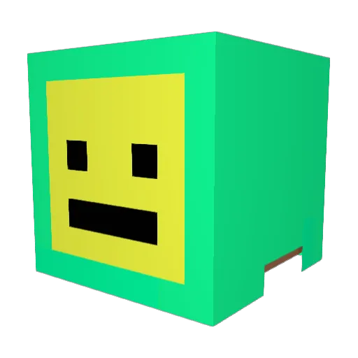 gojcis Minecraft avatar head, 3D render