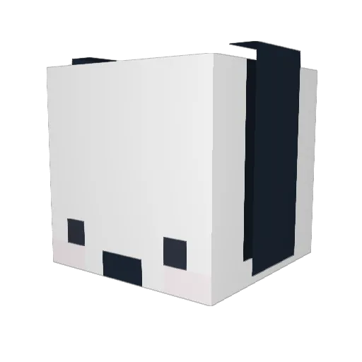 gojikuu Minecraft avatar head, 3D render