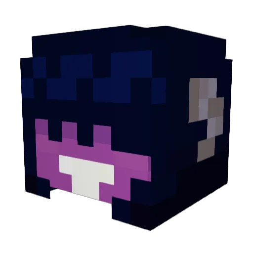 gojithunderthigh Minecraft avatar head, 3D render