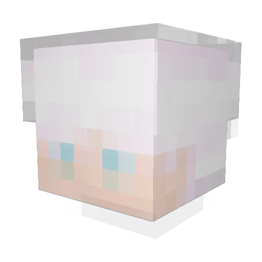 gojode Minecraft avatar head, 3D render