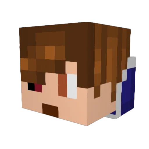 gojosatoru187 Minecraft avatar head, 3D render