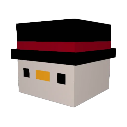 gok0415 Minecraft avatar head, 3D render