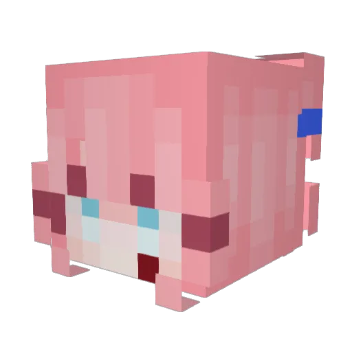 gokcen Minecraft avatar head, 3D render