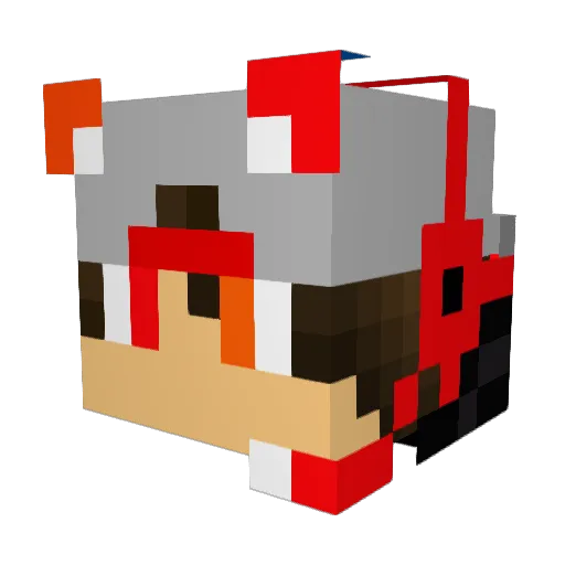 goku3133 Minecraft avatar head, 3D render