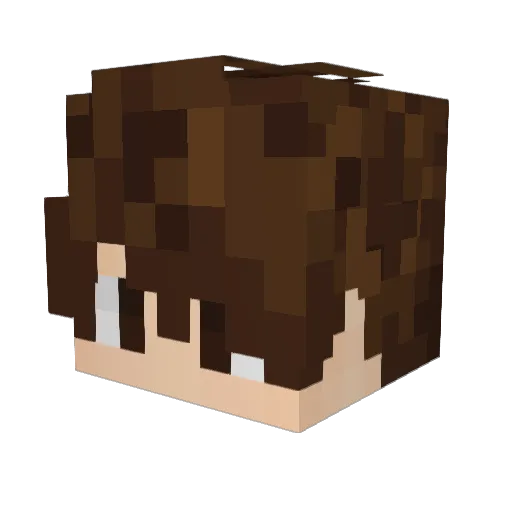 gokuvegetssj3 Minecraft avatar head, 3D render
