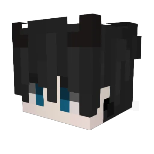 goldbreath Minecraft avatar head, 3D render