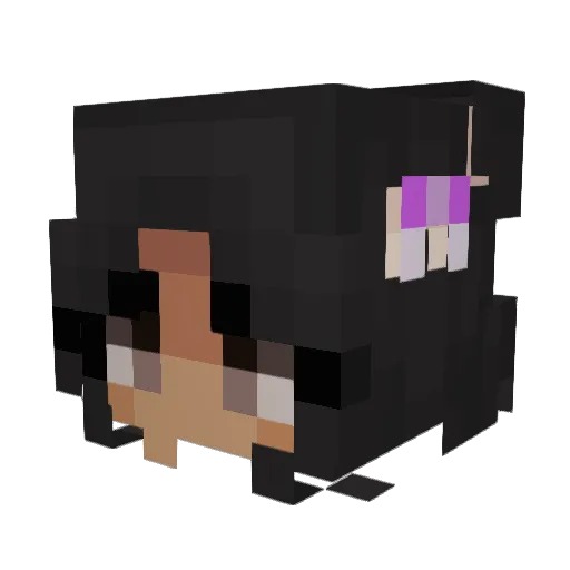 goldenaltar Minecraft avatar head, 3D render