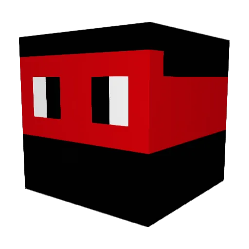 goldenbuiIder Minecraft avatar head, 3D render
