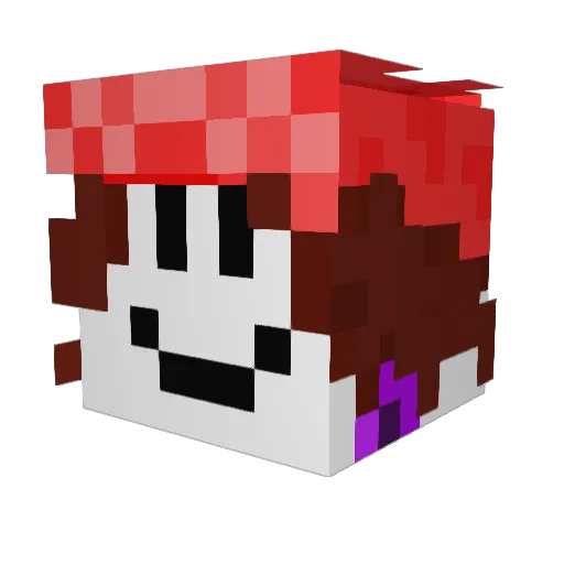 goldeneagle452 Minecraft avatar head, 3D render
