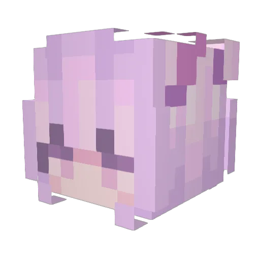 goldenhind39 Minecraft avatar head, 3D render