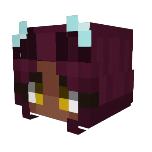 goldenlight30 Minecraft avatar head, 3D render