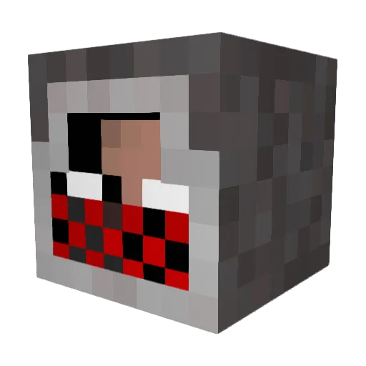 goldenplayer5630 Minecraft avatar head, 3D render