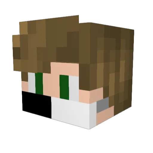 goldenretriver92 Minecraft avatar head, 3D render
