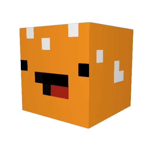 goldensister2 Minecraft avatar head, 3D render