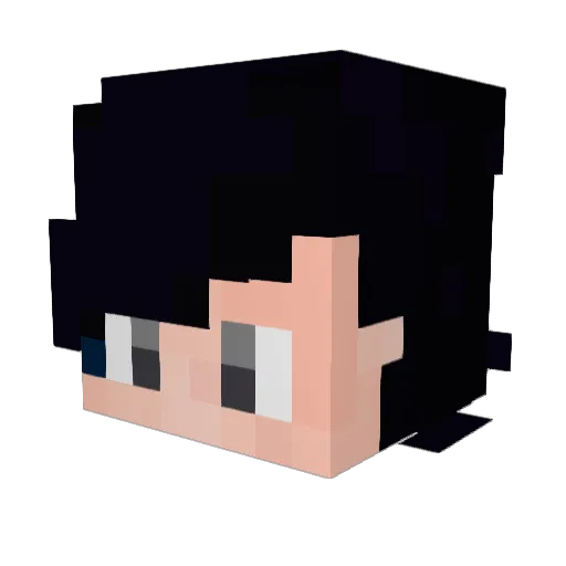 goldenslime_L Minecraft avatar head, 3D render