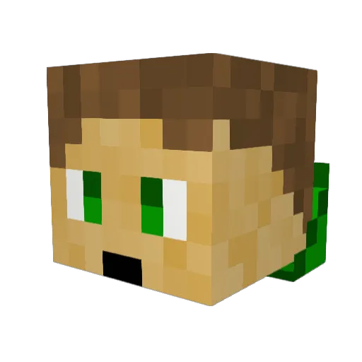 goldi009 Minecraft avatar head, 3D render