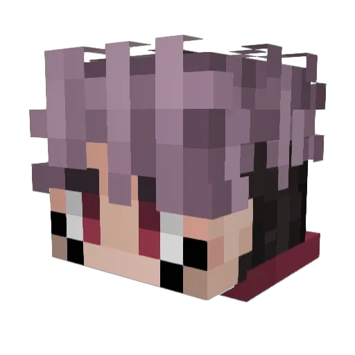 goldilocks_000 Minecraft avatar head, 3D render