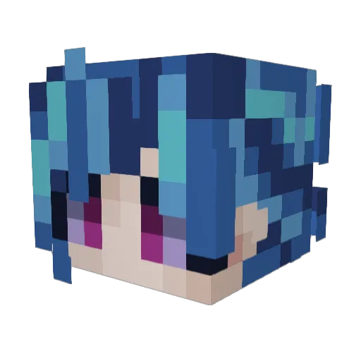 goldking1015 Minecraft avatar head, 3D render
