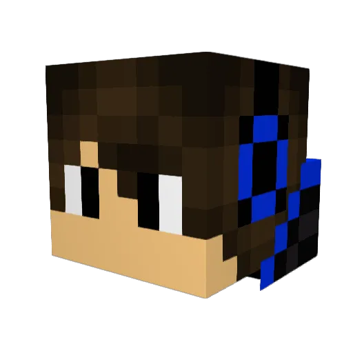 goldlover53 Minecraft avatar head, 3D render