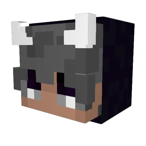goldman135 Minecraft avatar head, 3D render