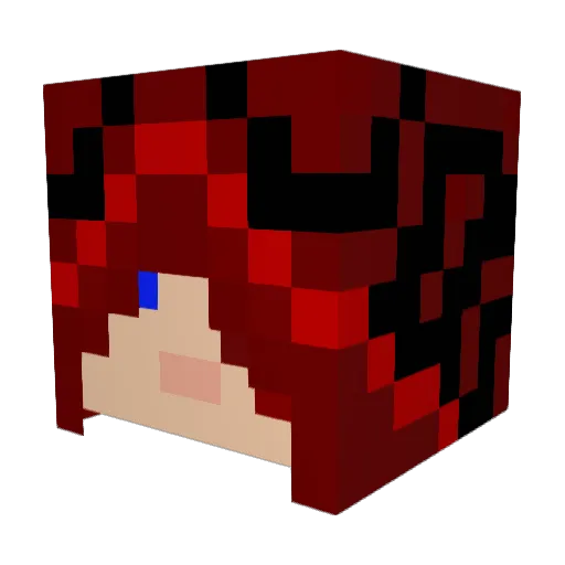 goldminerx2000 Minecraft avatar head, 3D render